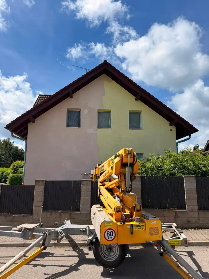 Nátěr fasády - Rozdrojovice Fasáda - před